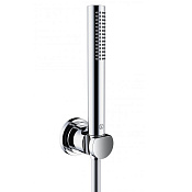 Kludi Nova Fonte Душевой гарнитур: душевая лейка с 1 видом струи, держатель, шланг 125см, цвет: хром 2085005-25