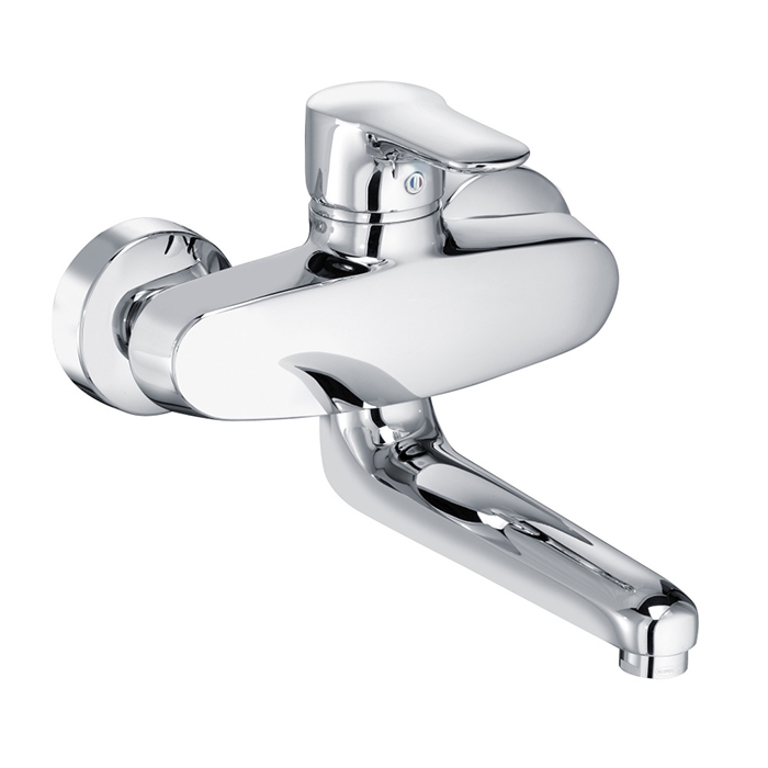 Kludi Objekta Смеситель для кухни рычажный, излив 18 см, цвет: хром 328820575