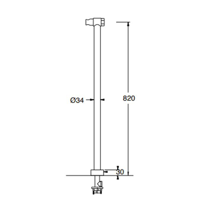 Maier Chik Diamond Смеситель для ванны, напольный, цвет: хром 69 512CR