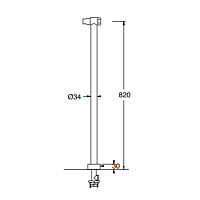 Maier Chik Diamond Смеситель для ванны, напольный, цвет: хром 69 512CR
