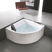 Hafro Era Plus Ванна 140x140 см, угловая без панелей Whirlpool, цвет: белый 2ERA7N3
