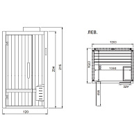 Hafro Подголовник из ели, цвет: ель SSAPT0000B