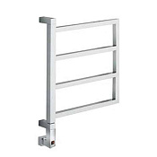 Margaroli Brezza 800 Полотенцесушитель электр. поворотный 43х68h (64), выкл. внизу, цвет: chrome 8004704CRNB