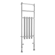 Margaroli Canne 1-481 Полотенцесушитель водяной для ГВС 53,3х165h (int 46,8), нижнее, цвет: chrome 1481368CR