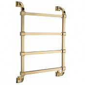 Margaroli Concerto 732 Полотенцесушитель водяной для ГВС 53х81h (int 48), нижнее, цвет: gold 7324704GON