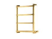 Margaroli Panorama 842 Полотенцесушитель электрический 55х62h (47), выкл. справа, цвет: brushed gold 8424704BGNB