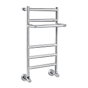 Margaroli Sereno 487 Полотенцесушитель водяной с полкой для ГВС 54х70h (47,5), нижнее, цвет: chrome 4874705CRP