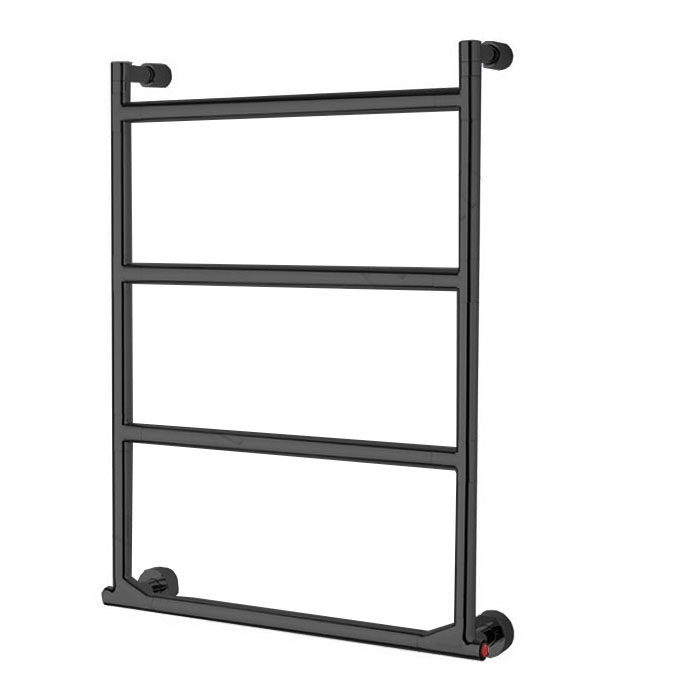 Margaroli Sereno 572 Полотенцесушитель электрический 53х70h (int 47,5) выкл справа, цвет: matt black 5724754MBB