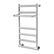 Margaroli Sereno 577 Полотенцесушитель электр. с полкой 53х71h (int 47,5) выкл. справа, цвет: chrome 5774706CRNB