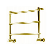 Margaroli Sole 442/3 Полотенцесушитель водяной для ГВС 53,5х53h (int 47) нижнее, цвет: brushed gold 4424703BG