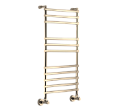 Margaroli Sole 464/11 Полотенцесушитель водяной для ГВС 53,5х107h (int 47), цвет: brushed nickel 4644711BN