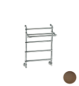 Margaroli Sole 455 Полотенцесушитель водяной с полкой 53,5х78h (47), цвет: bronze/old brass 4554704OBP