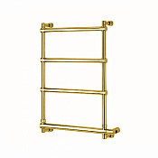 Margaroli Sole 542 Полотенцесушитель электрический 57х66h (47), выкл. справа, цвет: brushed gold 5424704BNNG