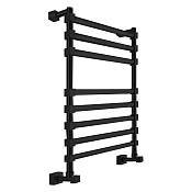 Margaroli Sole 464/TQ/8 Полотенцесушитель водяной для ГВС 51х75h (int 46), нижнее, цвет: matt black 464TQ468MB