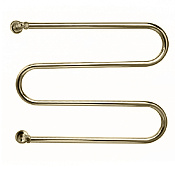 Margaroli Vento 402 Полотенцесушитель водяной для ГВС 60х54h int 47 вертикальное цвет brushed nickel 402BN