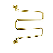 Margaroli Vento 400/SP Полотенцесушитель водяной для ГВС 60,8х66,5h (int 59) вертикальное, gold 400SPGO