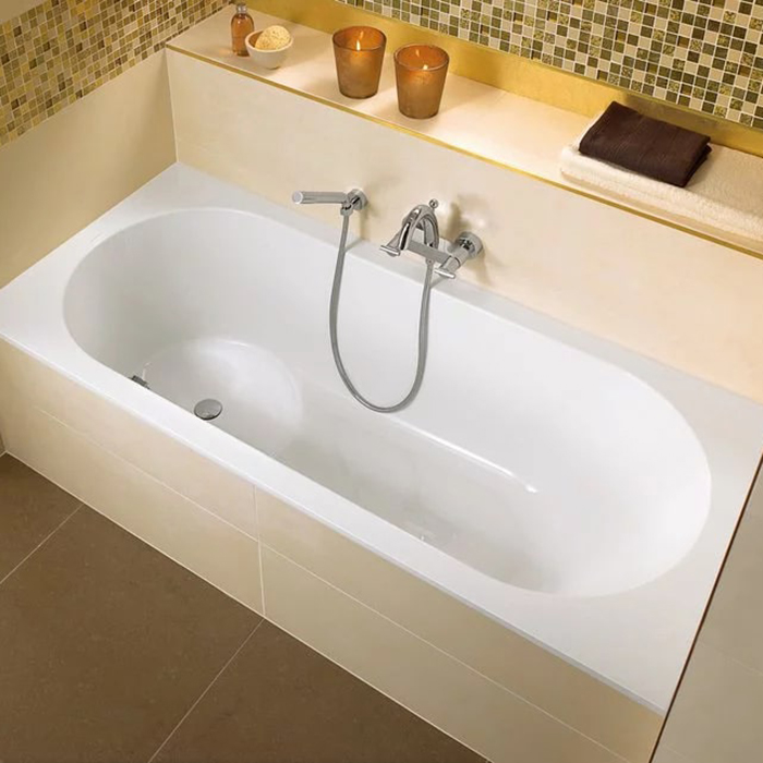 Villeroy & Boch Libra Ванна встраиваемая, 160х70х45 см, прямоугольная, цвет: белый UBQ167LIB2V01