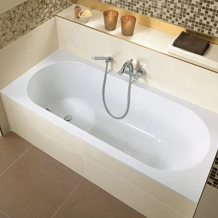 Villeroy & Boch Libra Ванна встраиваемая, 160х70х45 см, прямоугольная, цвет: белый UBQ167LIB2V01