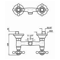 Zucchetti Agora Смеситель для душа 3/4, цвет: хром ZAG055