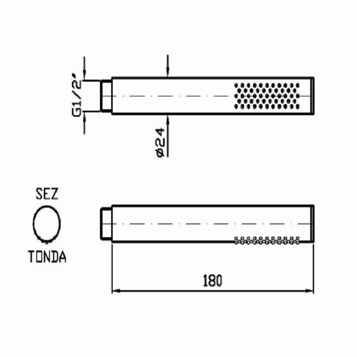 Zucchetti Pan Ручной душ, цвет: хром Z94177