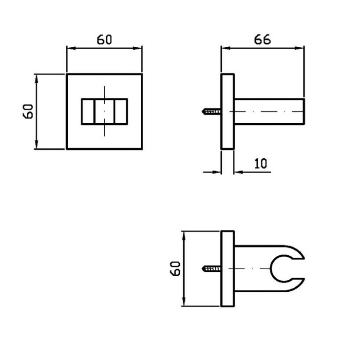 Zucchetti Aguablu Держатель для ручного душа, цвет: хром Z93945