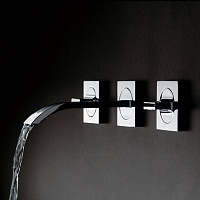 Zucchetti Aguablu Смеситель для раковины, на 3 отв., цвет: хром ZA5699