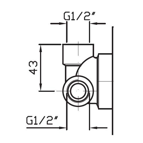 Zucchetti Внутренняя часть встраиваемого смесителя для ванны и душа R99650