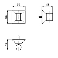 Zucchetti Bellagio Держатель ручного душа, цвет: хром Z93949