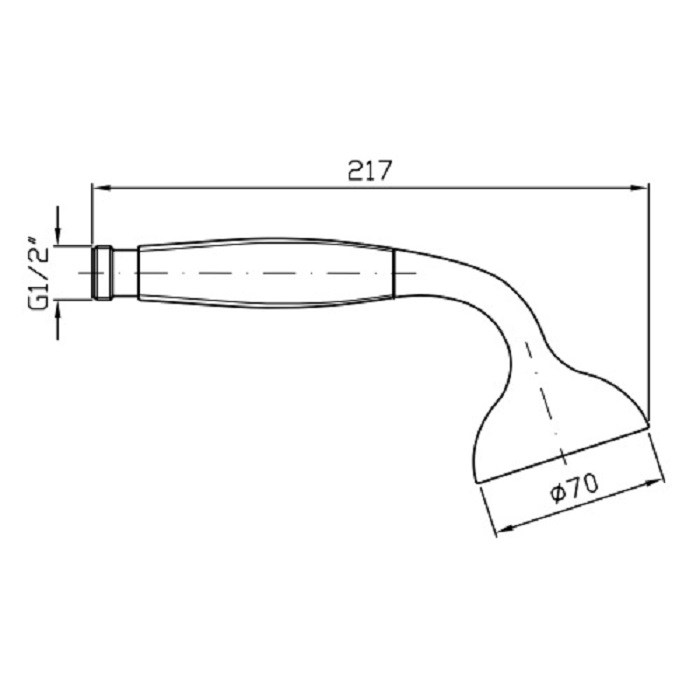 Zucchetti Bellagio Ручной душ, цвет: хром Z94719