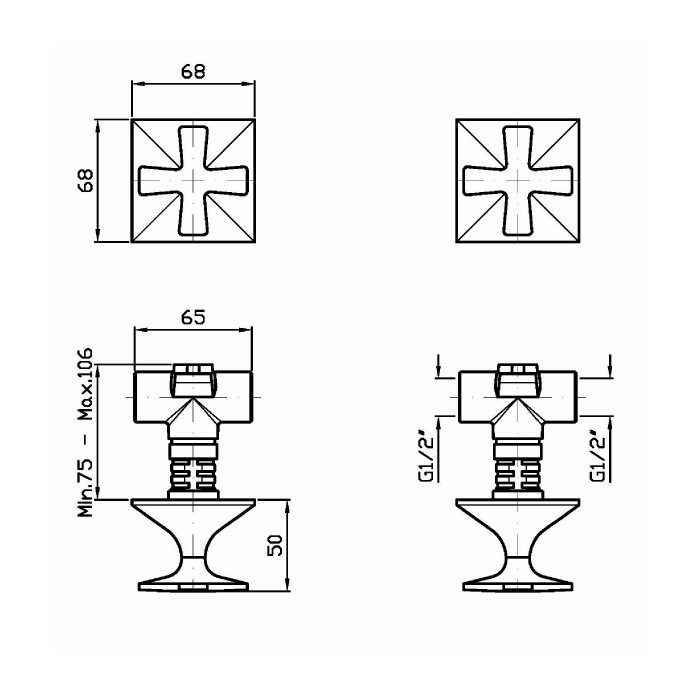 Zucchetti Bellagio Смеситель для душа встроенный, цвет: хром ZB1738