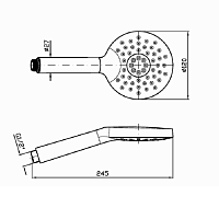 Zucchetti Pan Ручной душ, цвет: хром Z94740