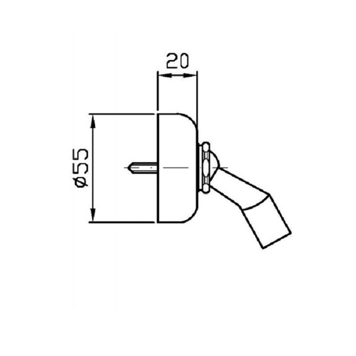 Zucchetti Delfi Держатель для ручного душа, цвет: хром Z9395P