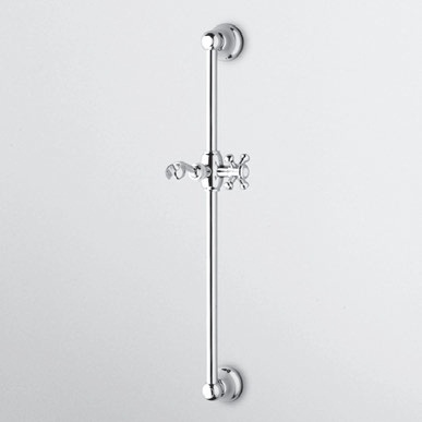 Zucchetti Delfi Душевая штанга с регулируемым кронштейном 61 см, цвет: хром Z93096