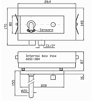 Zucchetti Внутренняя часть встраиваемого смесителя для раковины R99688