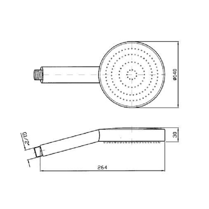 Zucchetti On Ручной душ, цвет: хром Z94179