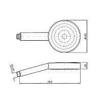 Zucchetti On Ручной душ, цвет: хром Z94179