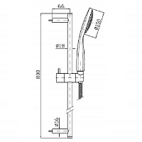 Zucchetti On Ручной душ, цвет: хром Z94743