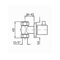 Zucchetti Внутренняя часть для запорного вентиля R99694