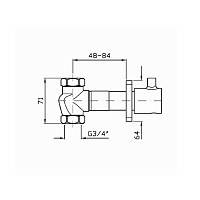 Zucchetti Внутренняя часть для запорного вентиля R99637