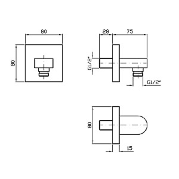 Zucchetti Pan Душевое соединение, цвет: хром Z93808