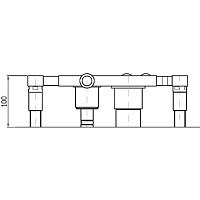 Zucchetti Внутренняя часть встраиваемого смесителя для ванны и душа R99696