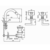 Zucchetti Simply Beautiful Смеситель для биде, встроенный, цвет: хром ZSB5737