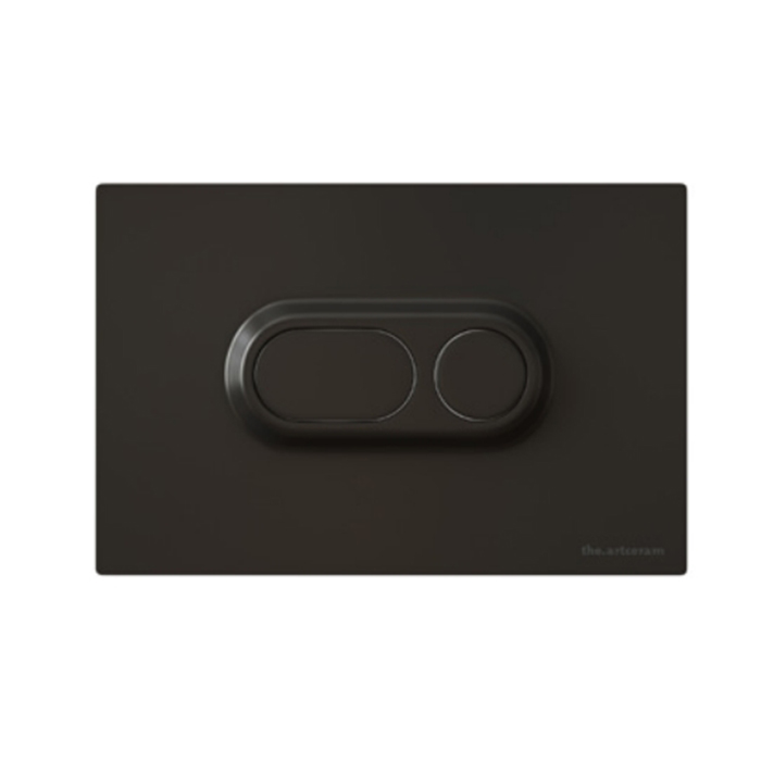 ArtCeram Atelier Кнопка смыва для унитаза, пластик, цвет: matt black 702.000.17