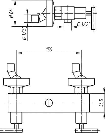 Смеситель Migliore Syntesi для душа ML.SNS-7946.CR