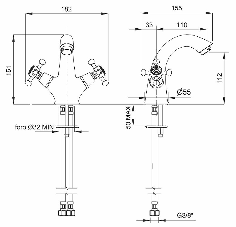 Смеситель Migliore Lady для раковины 18841