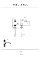 Migliore Lem Смеситель для биде монокомандный, цвет: хром 25872