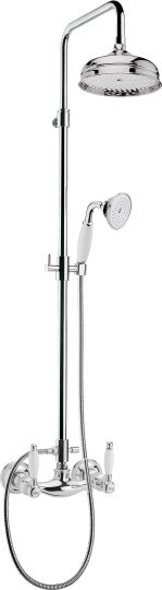 Webert Dorian Душевая стойка с верхним душем 40х20х134h см, цвет: хром DO760405015