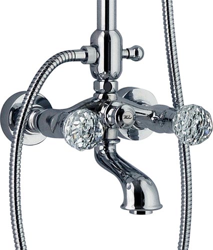 Webert Karenina Душевая стойка с верхним душем 50,5х22х154h см, цвет: хром KA721208015