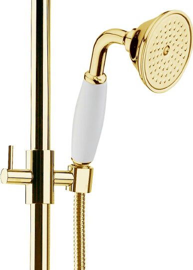 Webert Karenina Душевая стойка с верхним душем 47,5х22х141h см, цвет: золото KA760405010