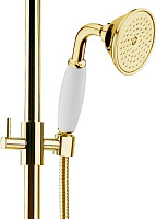 Webert Karenina Душевая стойка с верхним душем 47,5х22х141h см, цвет: золото KA760405010